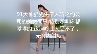 91大神猫先生千人斩之约公司的美女同事 特别嗲叫床都嗲嗲的 这呻吟让人受不了，无套内射哦