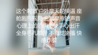 这个刺激 户外摩天轮操逼 座舱剧烈摇晃 金属摩擦的声音 心理上的恐惧造成手心出汗 全身毛孔散开 不自觉抽搐 快感炸裂